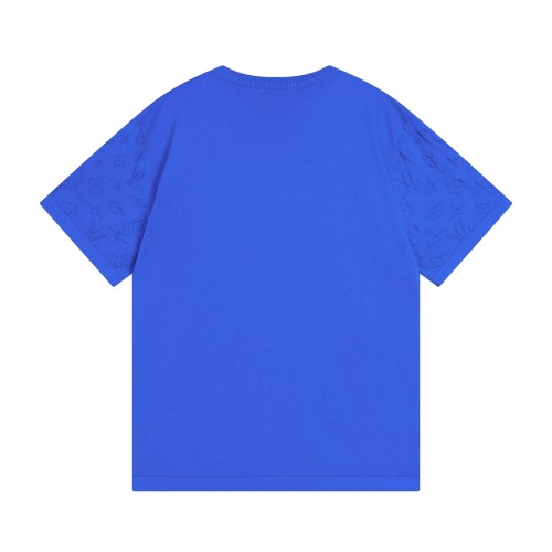 Louis Vuitton Luxury Brand Men Womens Short Sleeve T-Shirt Short-Sleeved Signature Crewneck   