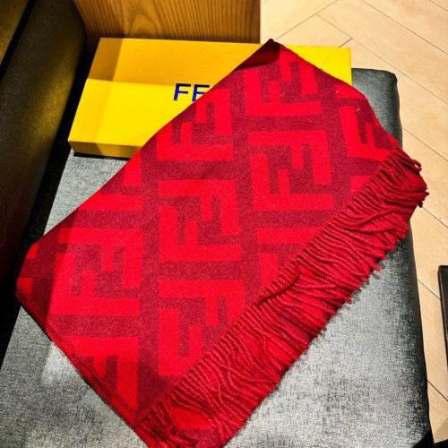 Fendi Scarves Men Womens Fashion Scarf036