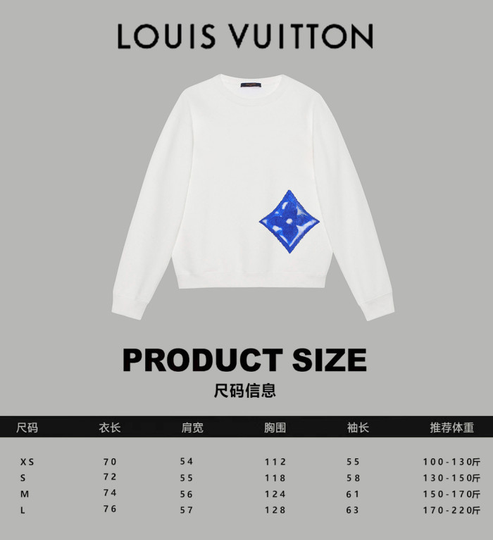 Louis Vuitton Womens Mens Long Sleeve Sweatshirt Luxury Brand Mens Sweatshirts   