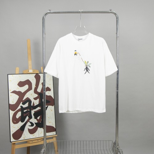 Loewe Luxury Brand Men Womens Short Sleeve T-Shirt   