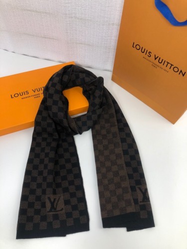 Louis Vuitton Scarves Men Womens Fashion Scarf with Original Box   