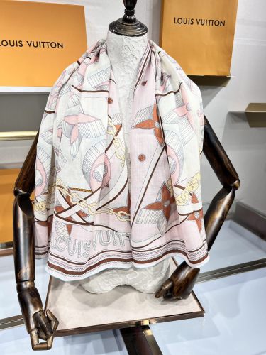 Louis Vuitton Scarves Womens Fashion Scarf with Original Box   
