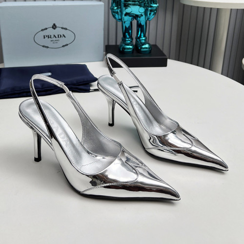 Prada Womens Shoes Sandals Casual Luxury Brand Pumps 8cm Heel with Original Box Whatsapp 