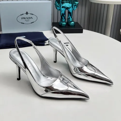 Prada Womens Shoes Sandals Casual Luxury Brand Pumps 8cm Heel with Original Box Whatsapp 