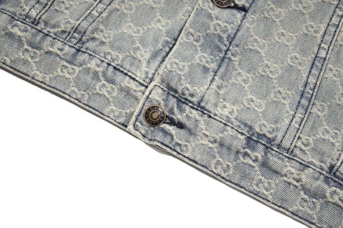 Gucci Men Womens Jackets Coat Luxury Brand Mens Denim Jacket Top Quality   