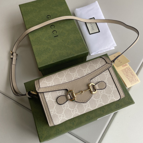 Gucci Womens Bags Luxury Brand Gucci Horsebit 1955 mini bag with Original Box 699296 UULBG 9683
