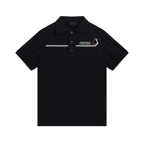 Prada Luxury Brand Men Womens Short Sleeve T-Shirt Polo Shirt   