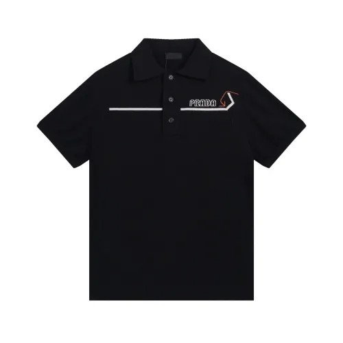 Prada Luxury Brand Men Womens Short Sleeve T-Shirt Polo Shirt   