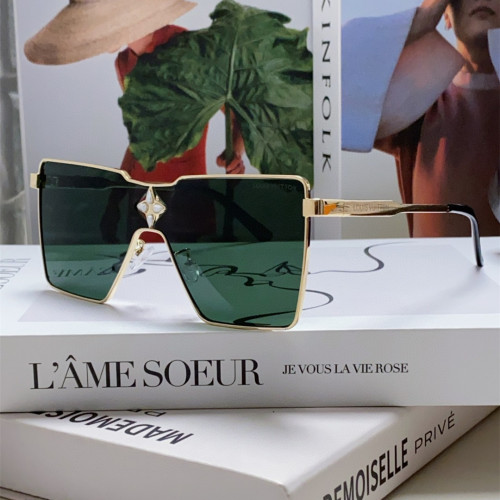 Louis Vuitton Sunglasses Luxury Brand Men Womens Sunglasses Cyclone Metal Sunglasses with Original Box  Z1700U
