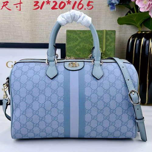 Gucci Womens Bags Handbags Shoulder Messenger Bags Luxury Brand Ophidia medium top handle bag in beige with Original Box 77206596IWG8745