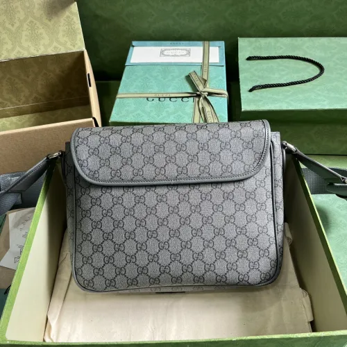 Gucci Mens Bags Shoulder Bag Luxury Brand Gucci Ophidia medium messenger bag 761741 FACJY 1244  