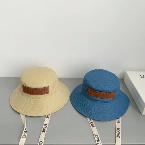 Loewe Men Womens Bucket Hat Luxury Brand Design Loewe Hats with Original Box  
