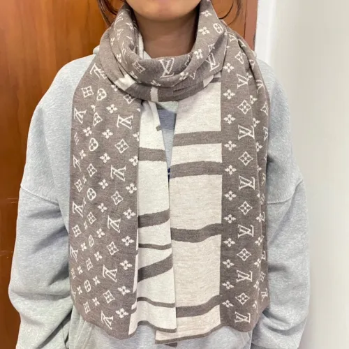 Louis Vuitton Scarves Men Womens Fashion Scarf with Original Box   