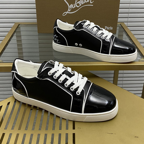 Christian Louboutin Mens Shoes Sneakers Luxury Brand Red Bottom Design Sports Footwears with Original Box