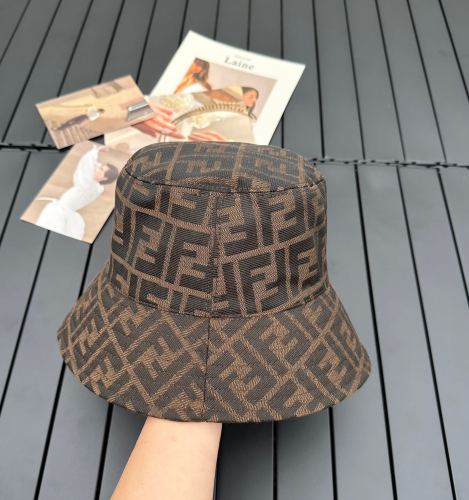 Fendi Men Womens Bucket Hat Luxury Brand Design Fendi Cap with Original Box  
