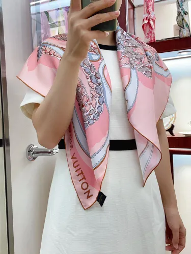 Louis Vuitton Scarves Womens Fashion Scarf with Original Box   