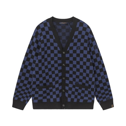 Louis Vuitton Men Womens Sweater Knitwear Luxury Brand Mens Knit Cardigan Top Quality   