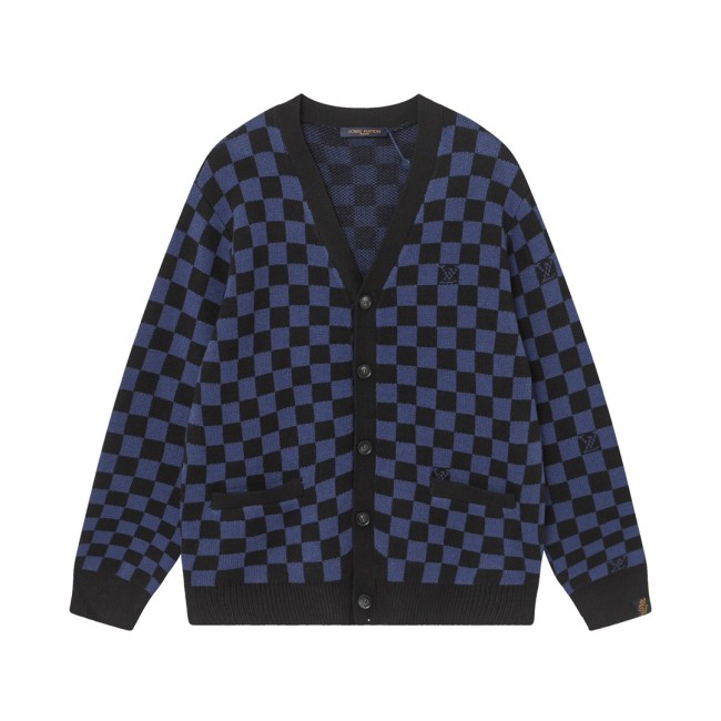 Louis Vuitton Men Womens Sweater Knitwear Luxury Brand Mens Knit Cardigan Top Quality   