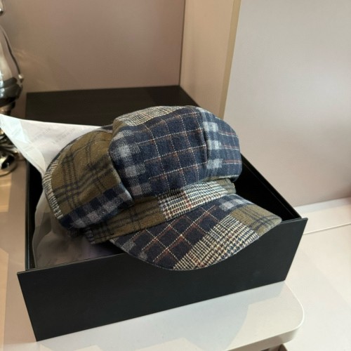 Burberry Womens Cap Beret Hat Luxury Brand with Original Box  