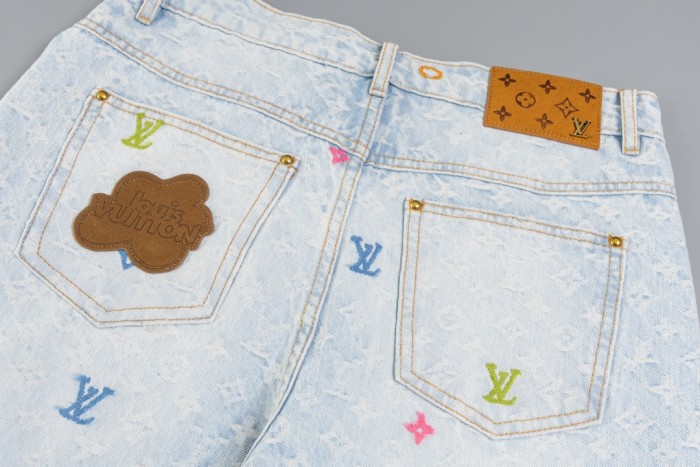 Louis Vuitton x Tyler Luxury Brand Women Mens Pant Jeans   