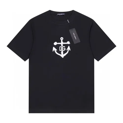 Dolce&Gabbana Luxury Brand Women Mens Short Sleeve T-Shirt   