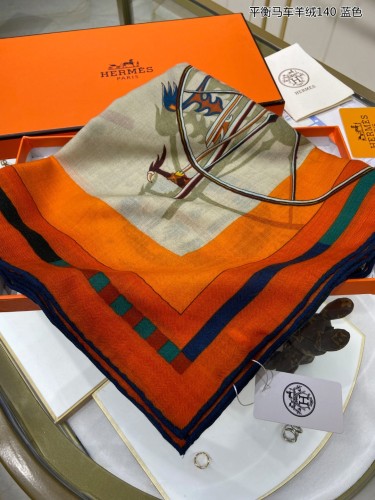 Hermes Scarves Womens Fashion Scarf Shawl 254