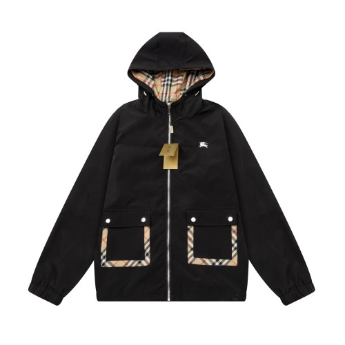 Burberry Women Mens Coat Hoodie Luxury Brand Mens Jacket Top Quality   