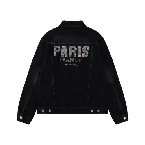 Balenciaga Men Womens Jacket Denim Coat Luxury Brand Mens Jackets Top Quality   
