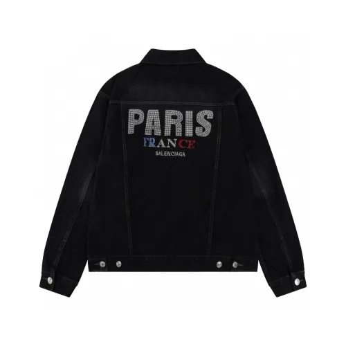 Balenciaga Men Womens Jacket Denim Coat Luxury Brand Mens Jackets Top Quality   