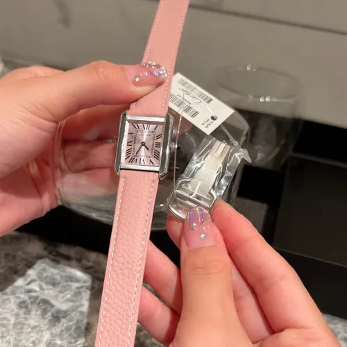 Cartier Womens Watch Luxury Brand Design Fashion Type with Original Box
