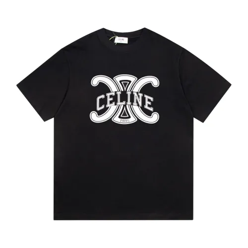 Celine Luxury Brand Women Mens Short Sleeve T-Shirt   
