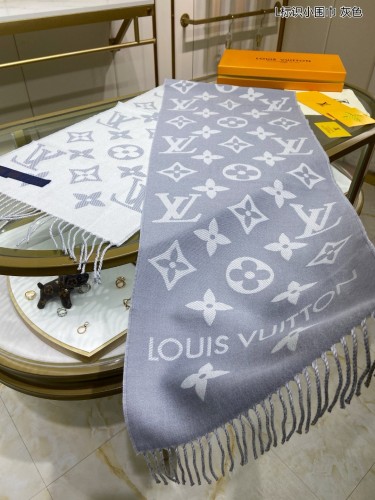 Louis Vuitton Scarves Men Womens Fashion Scarf with Original Box   