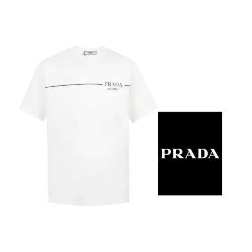 Prada Luxury Brand Men Womens Short Sleeve T-Shirt   