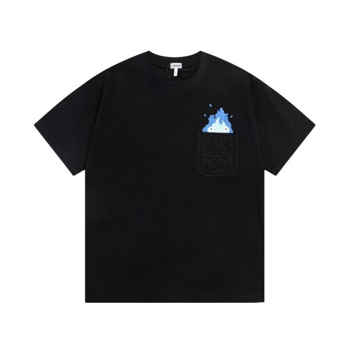 Loewe Luxury Brand Men Womens Short Sleeve T-Shirt   