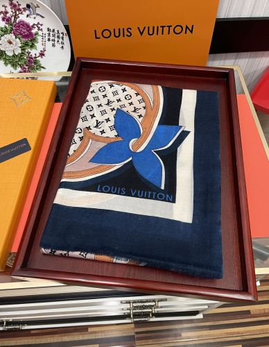 Louis Vuitton Scarves Womens Fashion Scarf with Original Box   