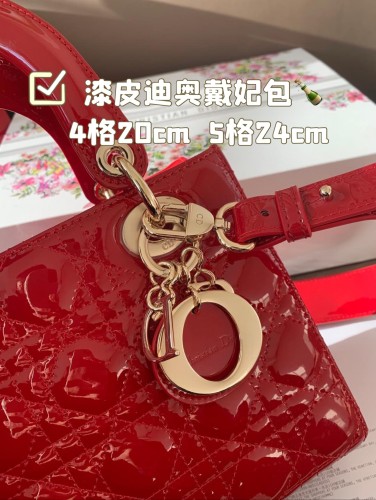 Dior Womens Bags Handbags Luxury Fashion MINI LADY DIOR BAG M0505OWCB_M323 with Original Box  