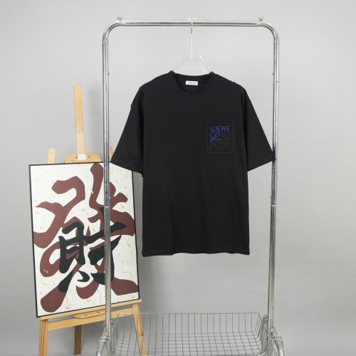Loewe Luxury Brand Men Womens Short Sleeve T-Shirt   