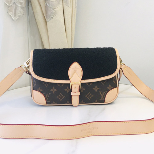 Louis Vuitton Womens Bags Luxury Brand DIANE M45985 Monogram coated canvas with Original Box