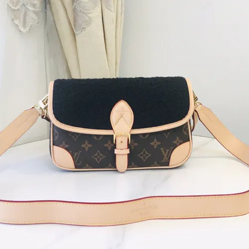 Louis Vuitton Womens Bags Luxury Brand DIANE M45985 Monogram coated canvas with Original Box