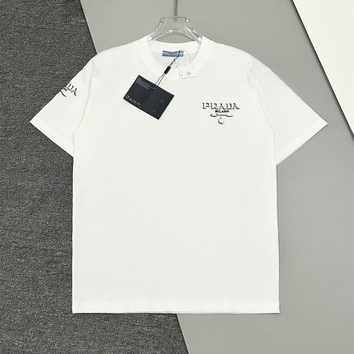 Prada Luxury Brand Women Mens Short Sleeve T-Shirt   