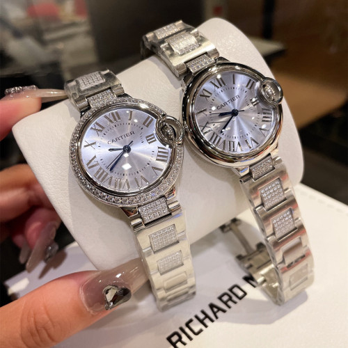 Cartier Womens Watch Luxury Brand Design Fashion Type with Original Box