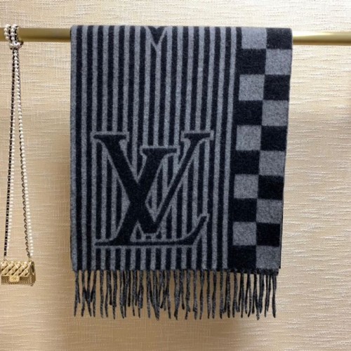 Louis Vuitton Scarves Men Womens Fashion Scarf with Original Box   