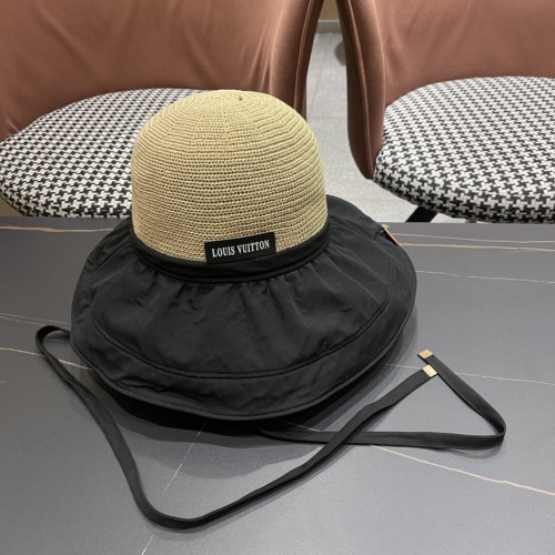 Louis Vuitton Womens Cap Bucket Hat Luxury Brand with Original Box  