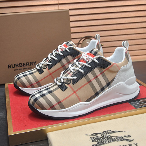 Burberry Men Shoes Fashion Sneakers Luxury Brand Vintage Cotton Sneaker with Original Box Whatsapp 