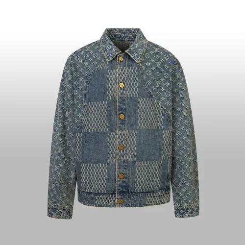 Louis Vuitton X Nigo Men Womens Jackets Denim Luxury Brand Mens Jackets Top Quality   