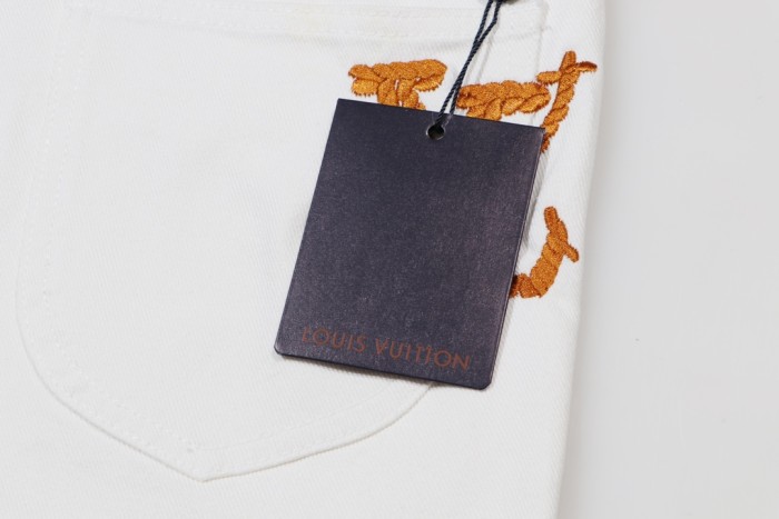 Louis Vuitton Luxury Brand Women Mens Pant Jeans   H539