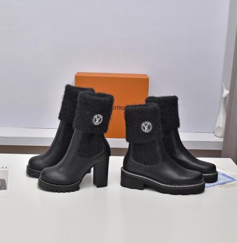Louis Vuitton Women Shoes Boots Luxury Brand WESTSIDE ANKLE BOOT 1AABVW with Original Box