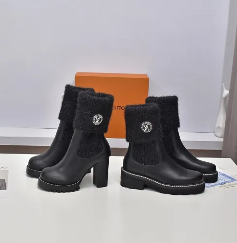 Louis Vuitton Women Shoes Boots Luxury Brand WESTSIDE ANKLE BOOT 1AABVW with Original Box