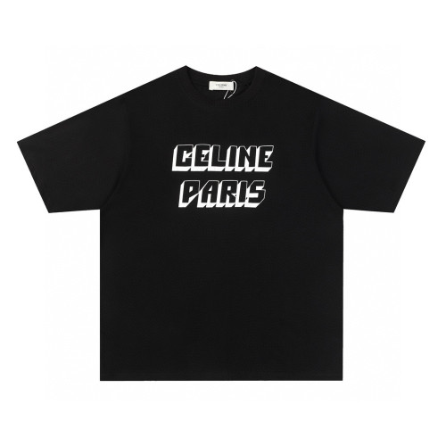 Celine Luxury Brand Women Mens Short Sleeve T-Shirt   