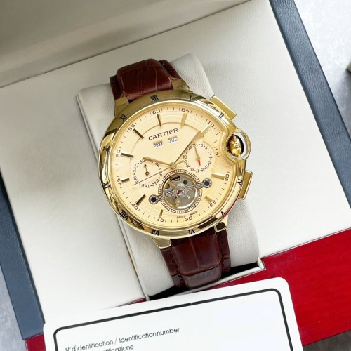 Cartier Mens Watch Luxury Brand Design Fashion Type with Original Box